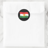 Kurdistan-Flaggensticker Runder Aufkleber (Tasche)