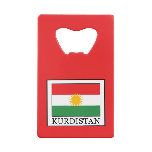 Kurdistan Geldbeutel Flaschenöffner (Vorderseite)