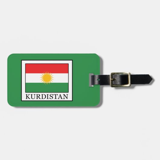 Kurdistan Gepäckanhänger (Vorderseite horizontal)
