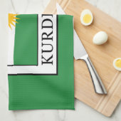 Kurdistan Geschirrtuch (Viertel Falte)