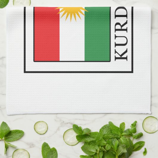 Kurdistan Geschirrtuch (Gefaltet)