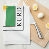 Kurdistan Geschirrtuch (Viertel Falte)