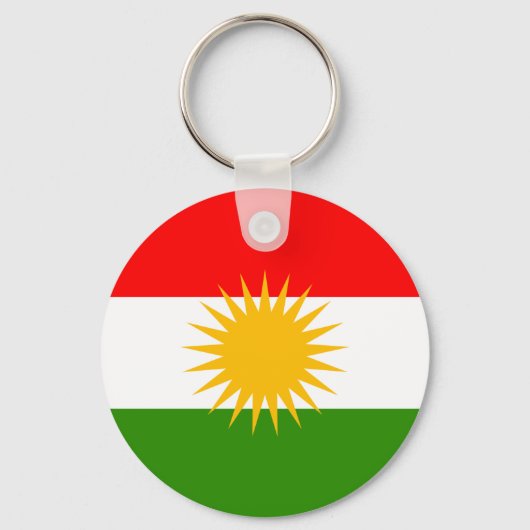 Kurdistan High quality Flag Schlüsselanhänger (Vorderseite)