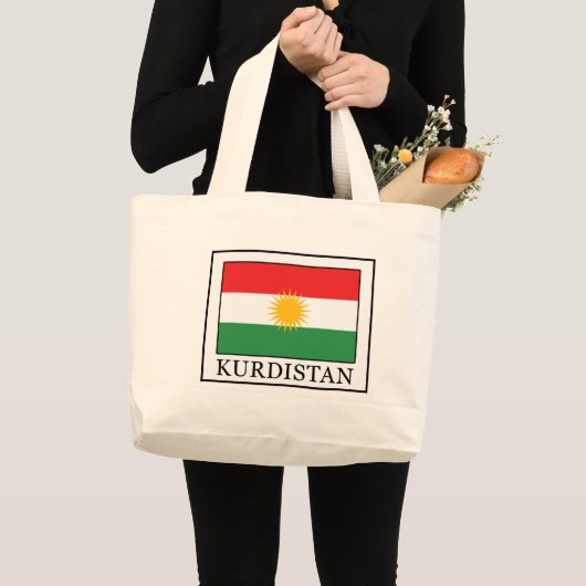 Kurdistan Jumbo Stoffbeutel (Vorderseite (Produkt))
