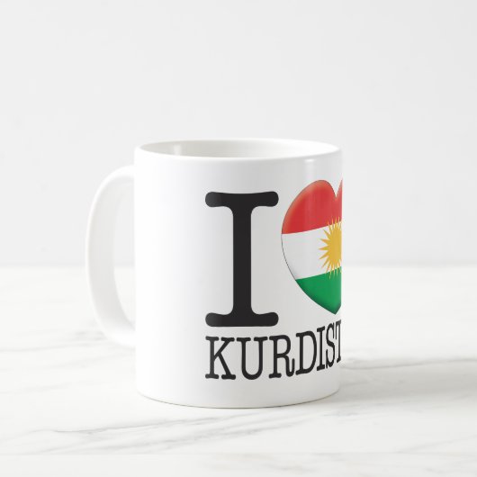 Kurdistan Kaffeetasse (Vorderseite Links)