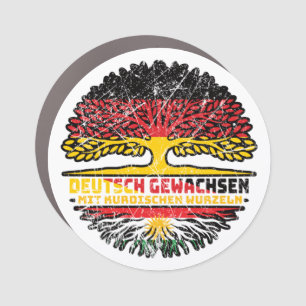 Kurdistan Kurdisch Deutsch Deutschland Baum Wurzel Auto Magnet