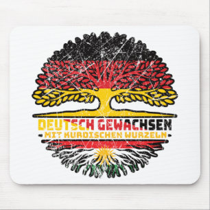 Kurdistan Kurdisch Deutsch Deutschland Baum Wurzel Mousepad