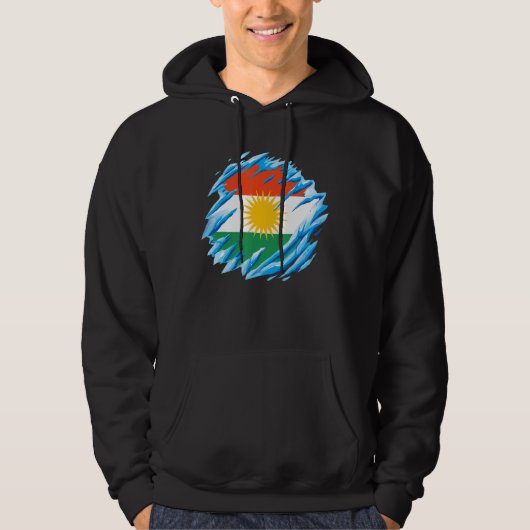 Kurdistan Kurdisch Hoodie (Vorderseite)