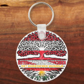 Kurdistan Kurdisch Österreichisch Baum Schlüsselanhänger (Rückseite)