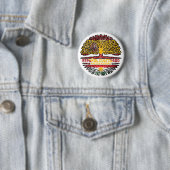 Kurdistan Kurdisch Spanien Fahne Spanischer Baumhi Button (Beispiel)