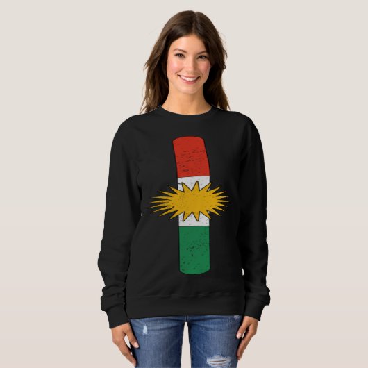 Kurdistan Kurdish 5 Sweatshirt (Vorne ganz)