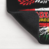 Kurdistan Kurdish Canadian Canada Tree Roots Flag Mousepad (Ecke)