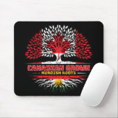 Kurdistan Kurdish Canadian Canada Tree Roots Flag Mousepad (Mit Mouse)