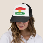 Kurdistan-Ländersymbol Truckerkappe (Beispiel)