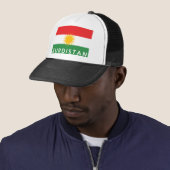 Kurdistan-Ländersymbol Truckerkappe (Beispiel)