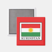 Kurdistan Magnet (Vorderseite/Rückseite)