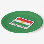 Kurdistan Pappteller (Schrägansicht)