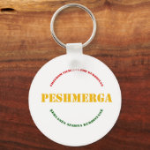 KURDISTAN Peshmerga Freedom Warrior Schlüsselanhänger (Vorderseite)