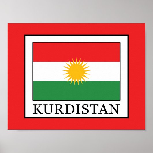 Kurdistan Poster (Vorne)