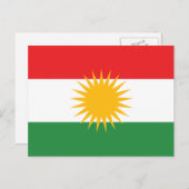 Kurdistan Postkarte (Vorne/Hinten)