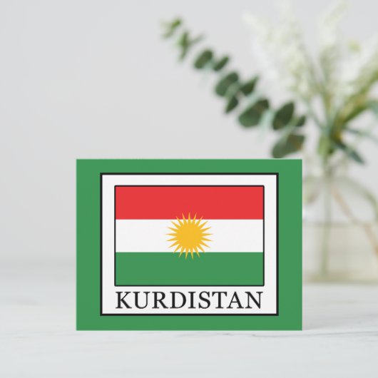 Kurdistan Postkarte (Stehend Vorderseite)