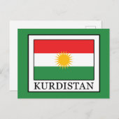 Kurdistan Postkarte (Vorne/Hinten)