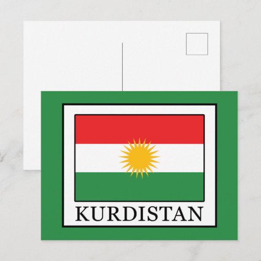 Kurdistan Postkarte (Vorne/Hinten)