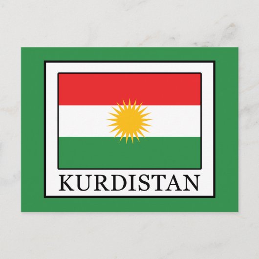 Kurdistan Postkarte (Vorderseite)