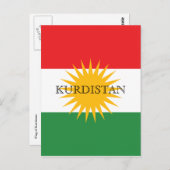 Kurdistan Postkarte (Vorne/Hinten)