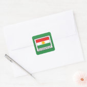 Kurdistan Quadratischer Aufkleber (Umschlag)