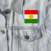 Kurdistan-Qualitäts-Flagge Button (Beispiel)