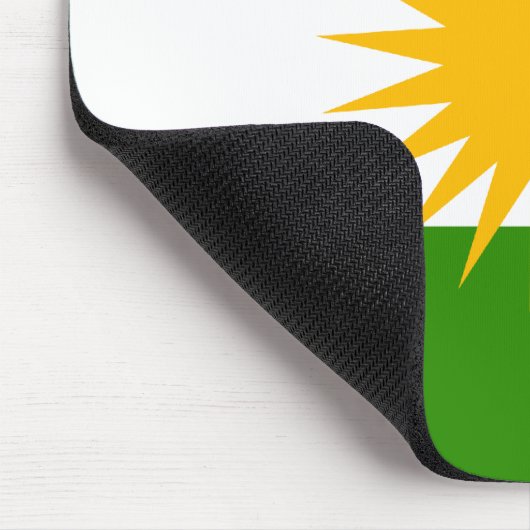 Kurdistan-Qualitäts-Flagge Mousepad (Ecke)