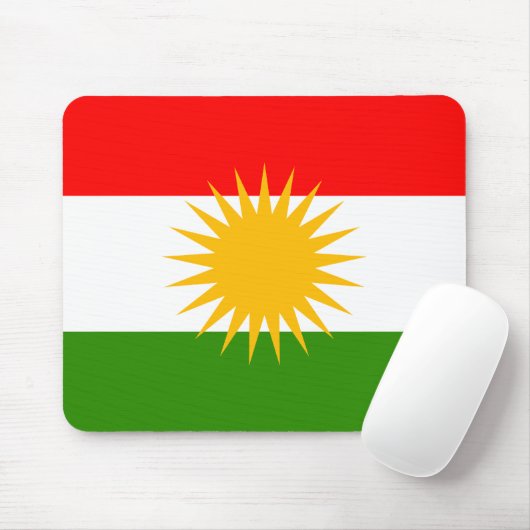 Kurdistan-Qualitäts-Flagge Mousepad (Mit Mouse)