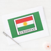 Kurdistan Rechteckiger Aufkleber (Umschlag)