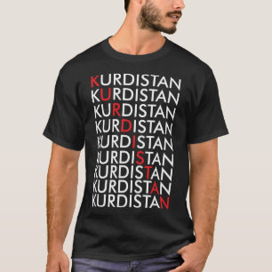 Kurdistan Retro Kurden Erbil im Irak T-Shirt