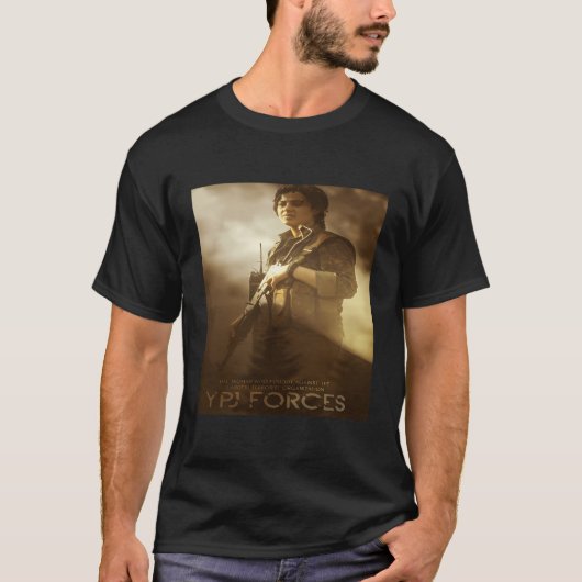 Kurdistan Rojava Ypg Ypj T-Shirt (Vorderseite)