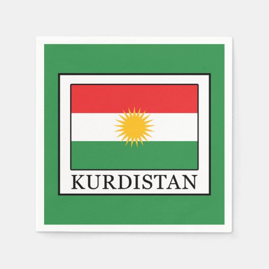 Kurdistan Serviette (Vorderseite)