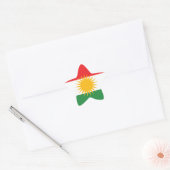 Kurdistan Stern-Aufkleber (Umschlag)