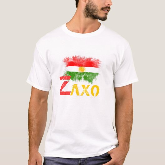 Kurdistan-T - Shirt mit "ZAXO " (Vorderseite)
