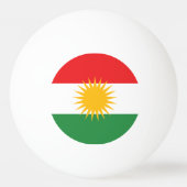 Kurdistan Tischtennisball (Rückseite)
