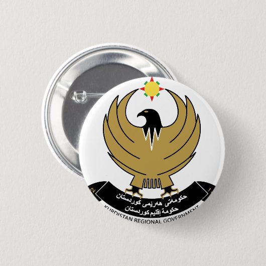 Kurdistanemblem Button (Vorne & Hinten)