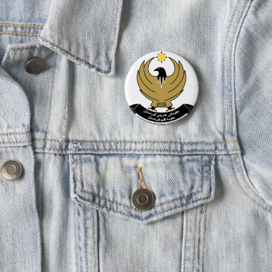Kurdistanemblem Button (Beispiel)