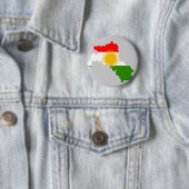 Kurdistanflaggenkarte Button (Beispiel)