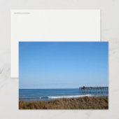 Kure Beach Pier North Carolina Postkarte (Vorne/Hinten)