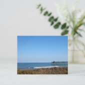 Kure Beach Pier North Carolina Postkarte (Stehend Vorderseite)