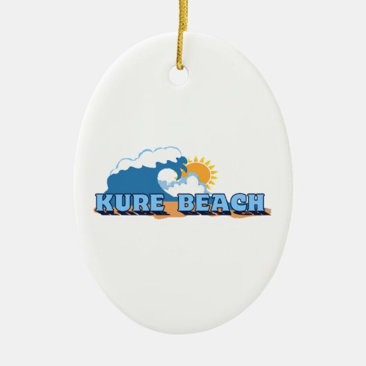 Kure Strand Keramik Ornament (Vorne)
