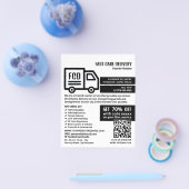 Kurier-LKW-Logo, Kurierdienstwerbung Flyer (Einzeln)