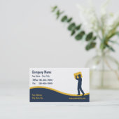 Kurier-Visitenkarten Visitenkarte (Stehend Vorderseite)