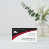 Kurierdienste für Ärzte Visitenkarte (Stehend Vorderseite)