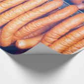 Kurierte Wurst Geschenkpapier (Ecke)